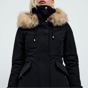 Zara Black Parka